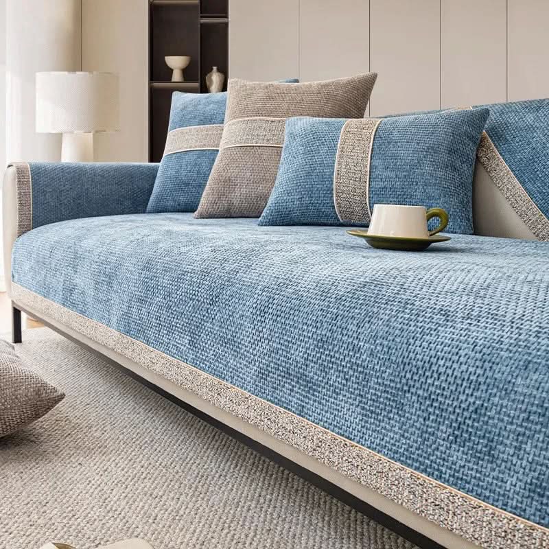 Copertura per Divano LEINENLUX – Antiscivolo e Elegante per Ogni Soggiorno