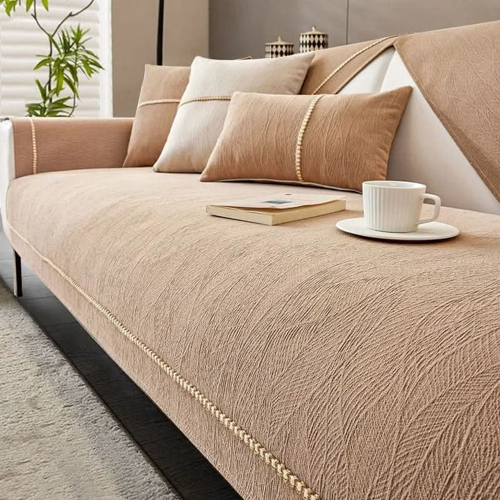 Copertura per Divano LEINENLUX – Antiscivolo e Elegante per Ogni Soggiorno