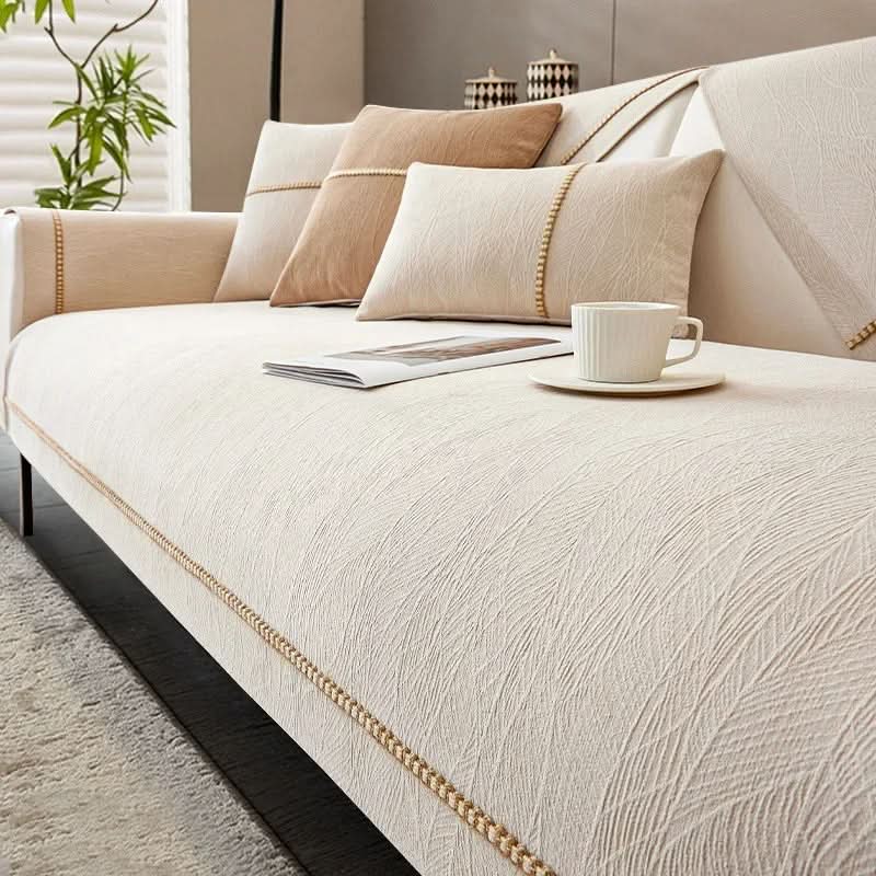 Copertura per Divano LEINENLUX – Antiscivolo e Elegante per Ogni Soggiorno