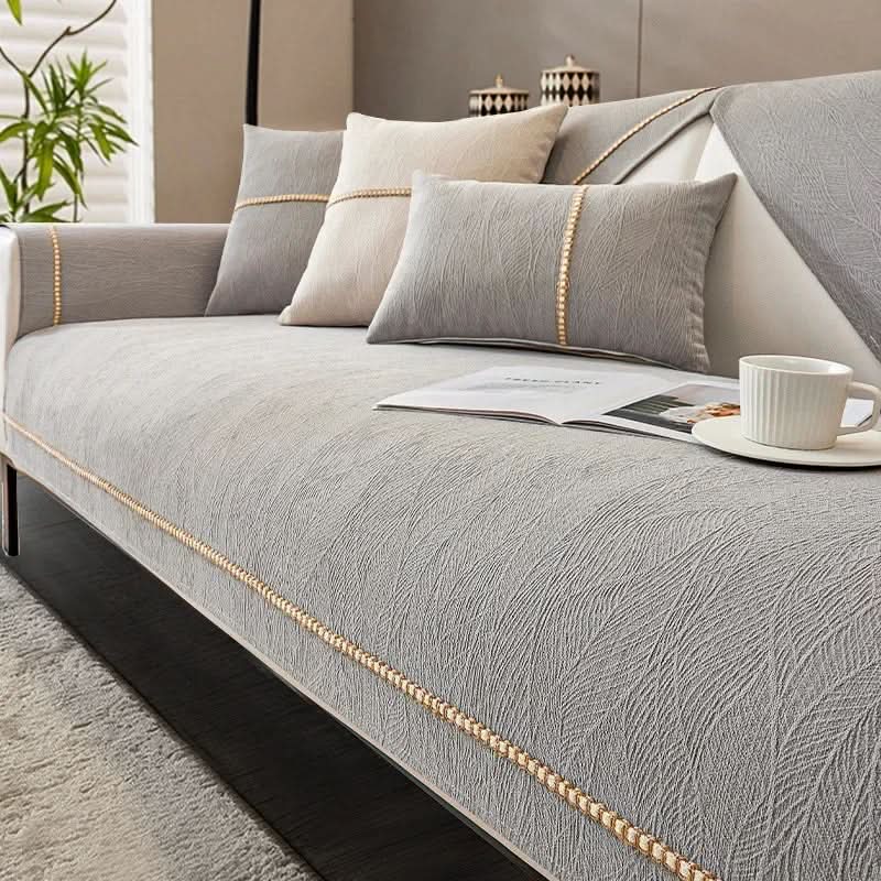 Copertura per Divano LEINENLUX – Antiscivolo e Elegante per Ogni Soggiorno