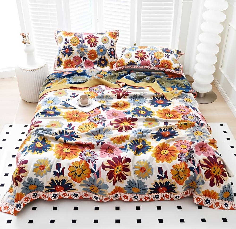 Coperta Fiore Luminoso