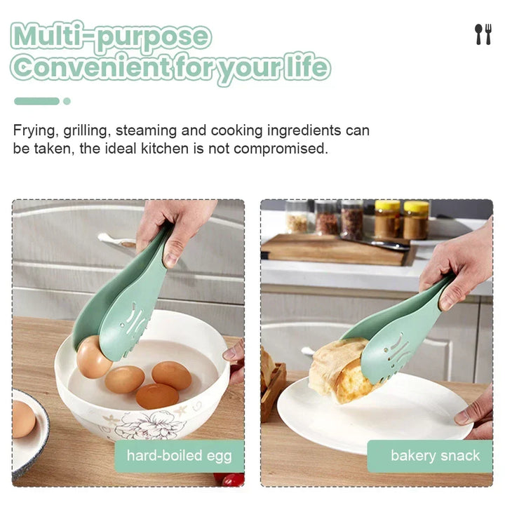Pinza da cucina 3-in-1 | Utensile multifunzionale per cucinare e servire | Resistente al calore &amp; Leggera | Pinza Pratica