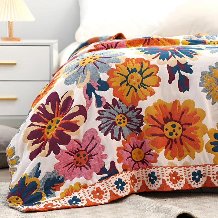Coperta Fiore Luminoso