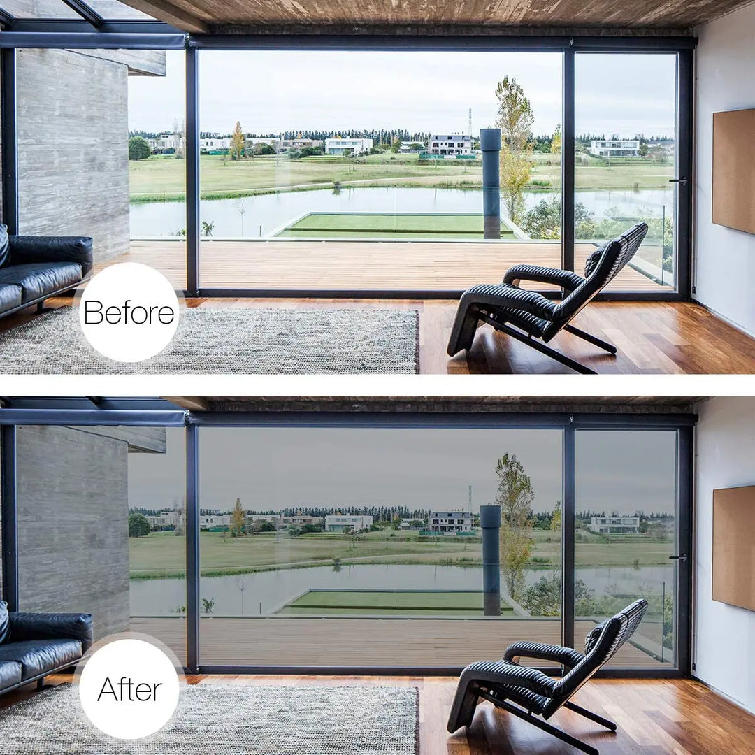 Pellicola Finestra Riflettente – Stanze Fresche e Privacy