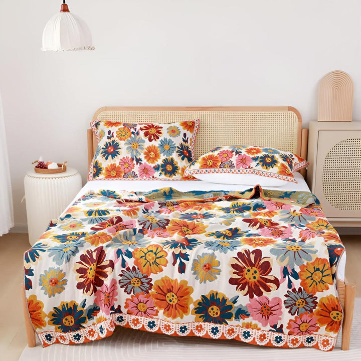 Coperta Fiore Luminoso