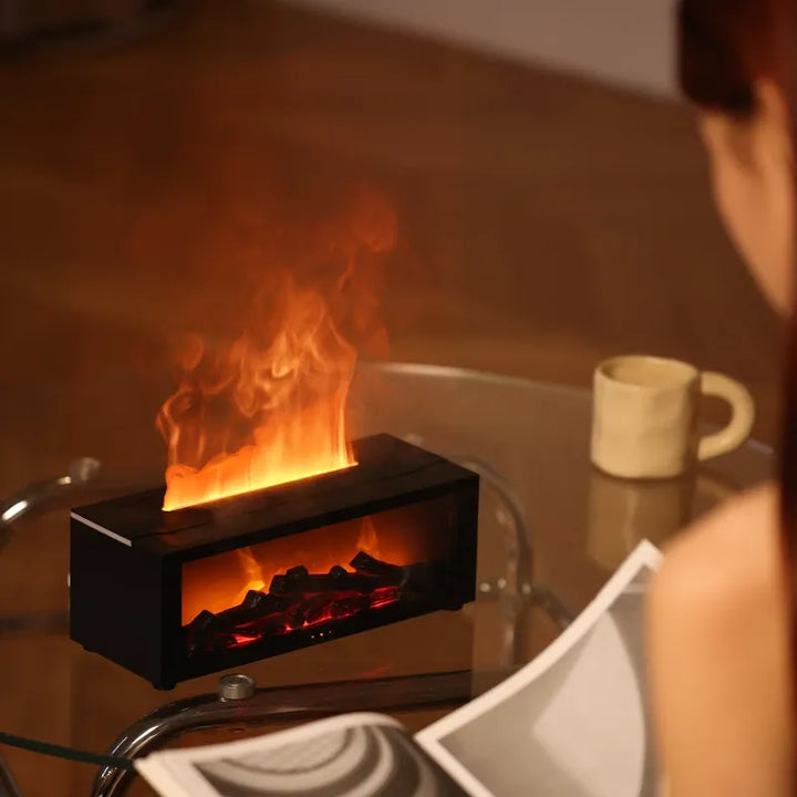 Diffusore di Aroma | Lampada Aromatica Elettrica con Effetto Fiamma | AromaLlama