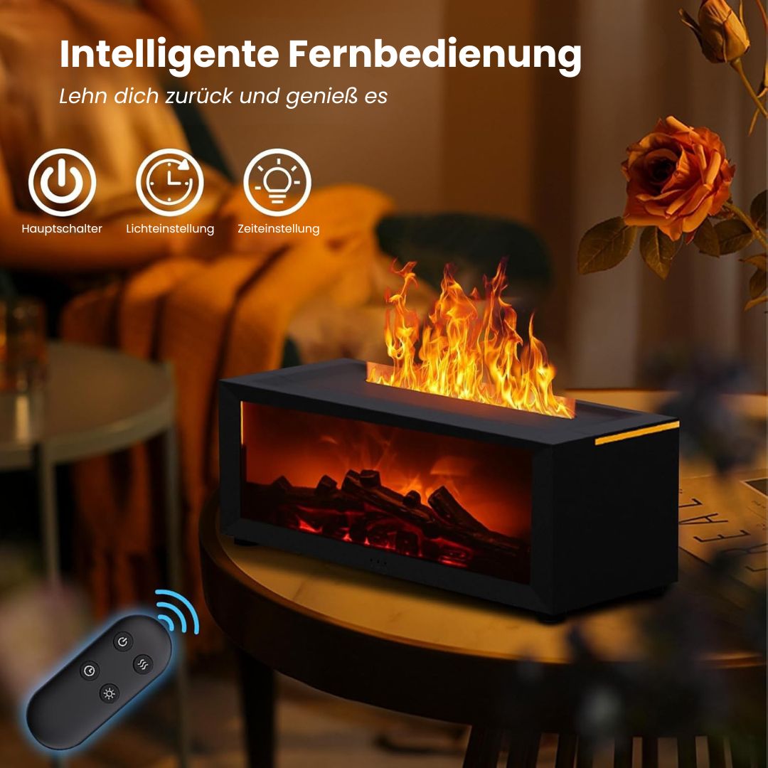 Diffusore di Aroma | Lampada Aromatica Elettrica con Effetto Fiamma | AromaLlama