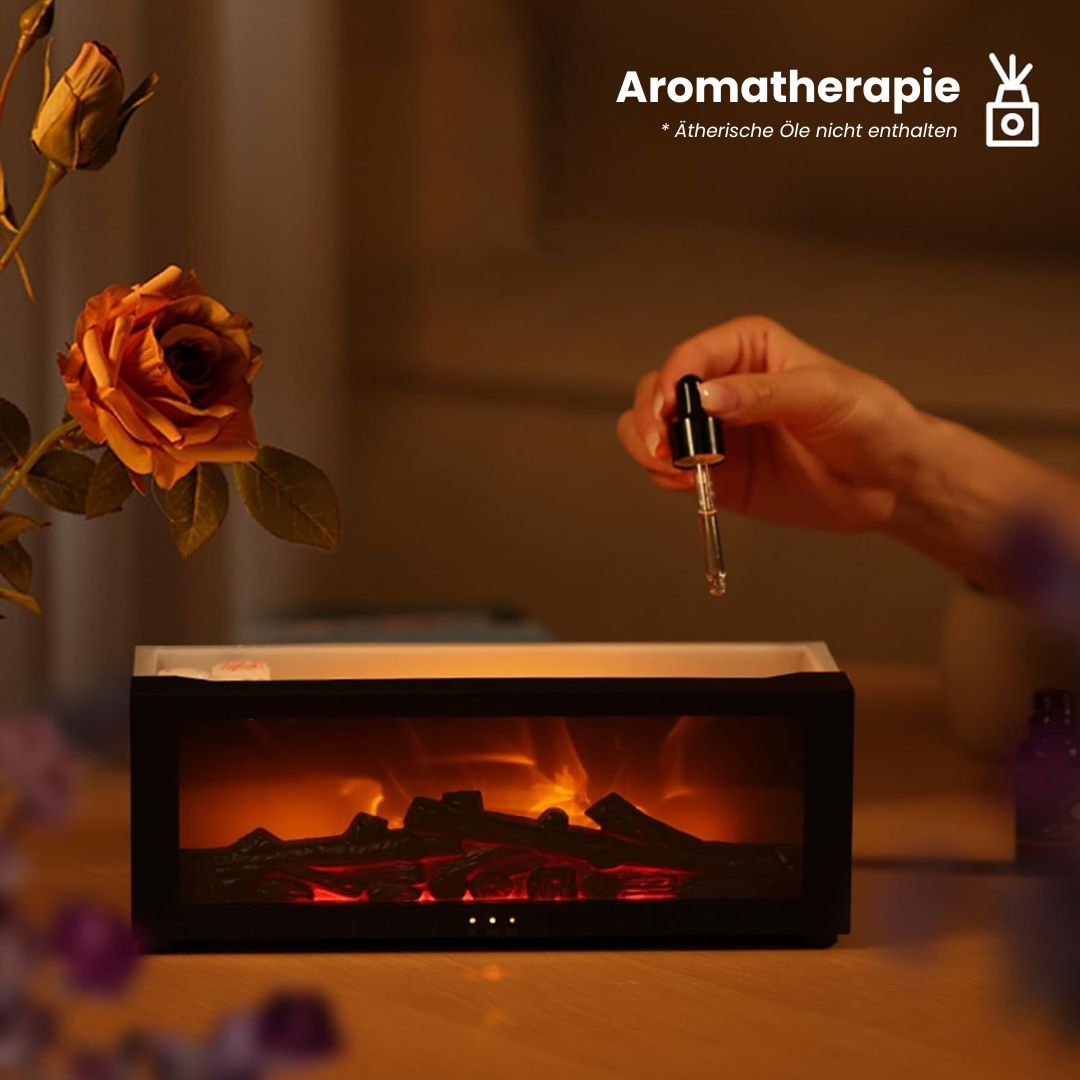 Diffusore di Aroma | Lampada Aromatica Elettrica con Effetto Fiamma | AromaLlama