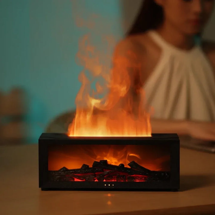Diffusore di Aroma | Lampada Aromatica Elettrica con Effetto Fiamma | AromaLlama