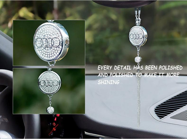 Porta-profumo Auto | Cristallo &amp; Lega di zinco | Decorazione scintillante &amp; Idea regalo