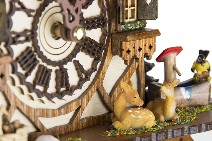 Orologio a cucù in legno TimberTock™ Incantevole Bosco