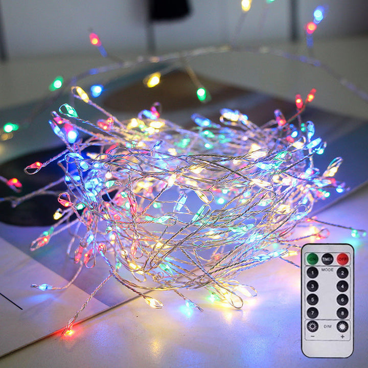 Ghirlanda luminosa a LED in filo di rame | Flessibile, malleabile e impermeabile | Per interni ed esterni