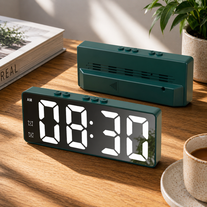 Orologio digitale LED con controllo vocale