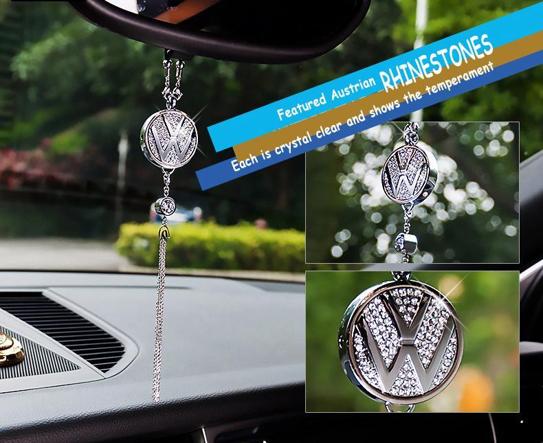 Porta-profumo Auto | Cristallo &amp; Lega di zinco | Decorazione scintillante &amp; Idea regalo