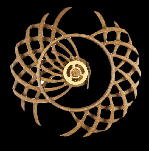 Scultura in legno cinetico | Decorazione murale animata &amp; oggetto d&
