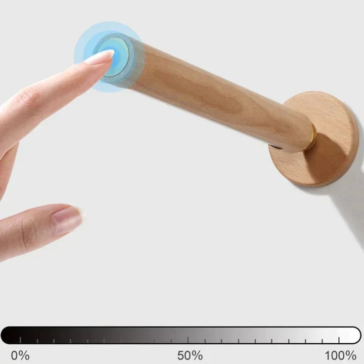 SpinStrahl™ Lampada Rotativa in Legno