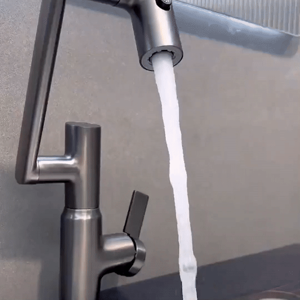 AQUATWIST 360° Rubinetto da Cucina – Rotabile e Stiloso per una Vita Moderna