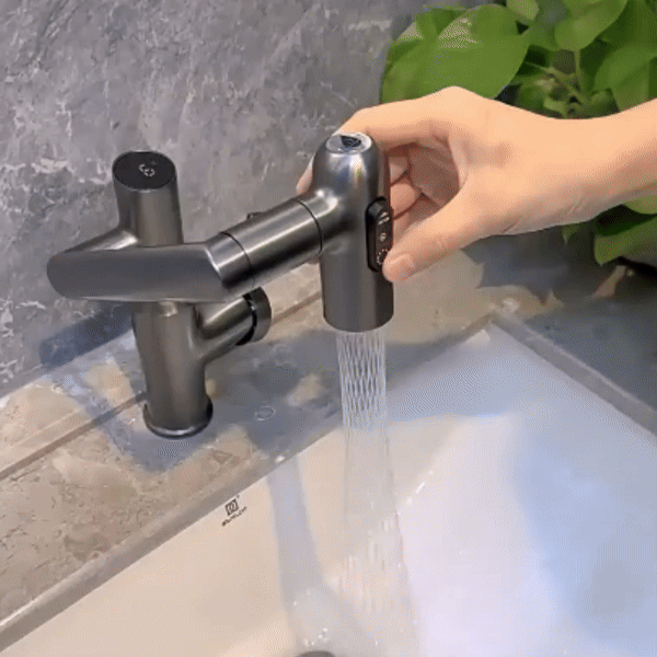 AQUATWIST 360° Rubinetto da Cucina – Rotabile e Stiloso per una Vita Moderna