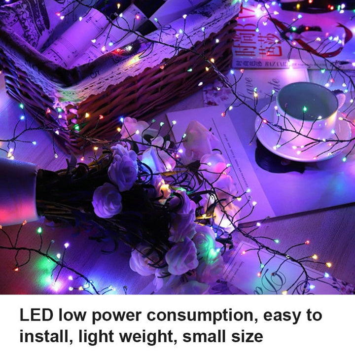 Ghirlanda luminosa a LED in filo di rame | Flessibile, malleabile e impermeabile | Per interni ed esterni