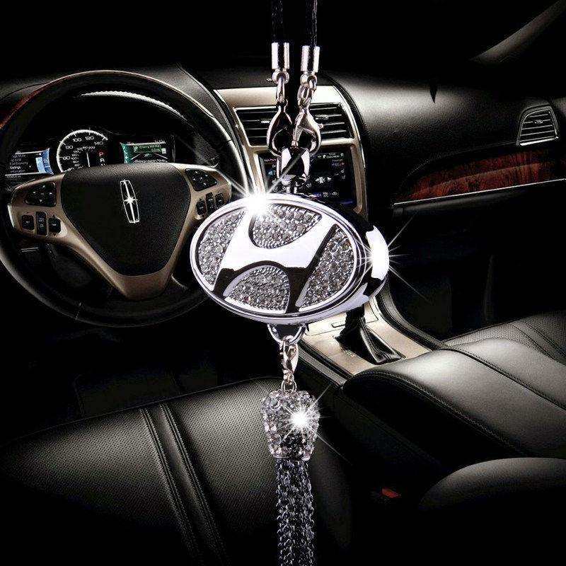 Porta-profumo Auto | Cristallo &amp; Lega di zinco | Decorazione scintillante &amp; Idea regalo