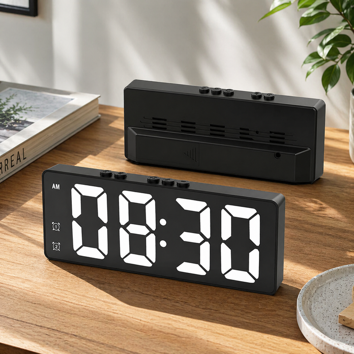 Orologio digitale LED con controllo vocale
