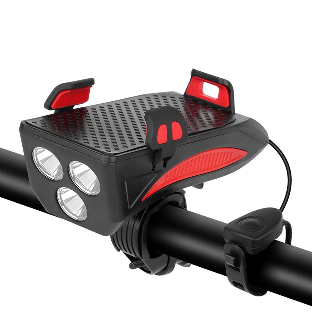 Luce per bicicletta con supporto per telefono e powerbank | Illuminazione per bicicletta anteriore | PowerRide