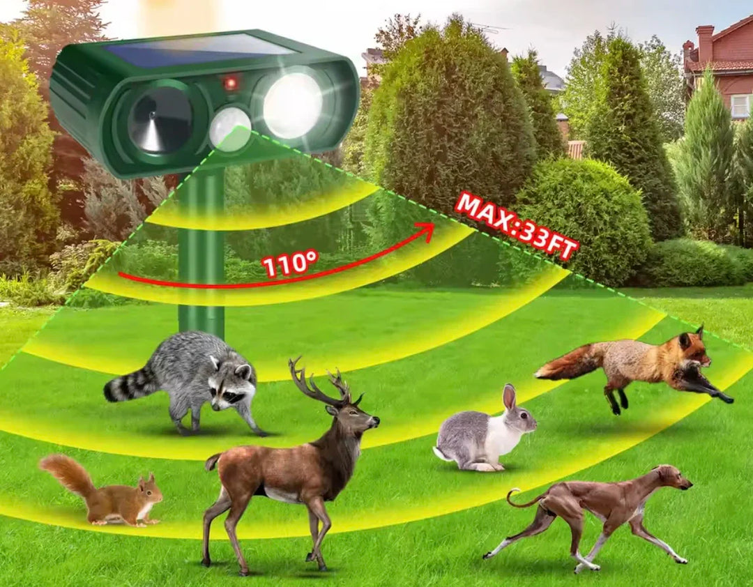 SolarGuard™ – Répulsif pour animaux à énergie solaire