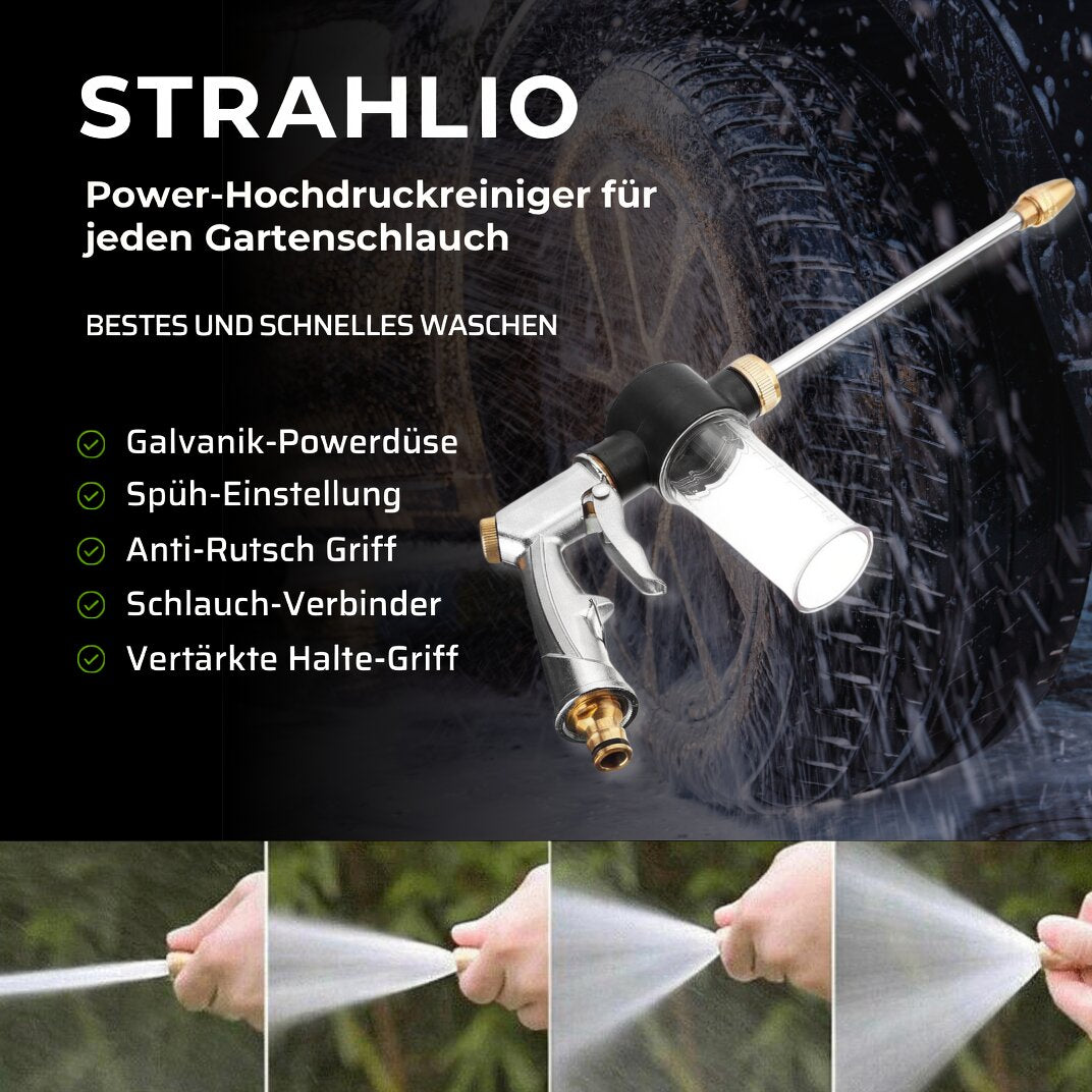 Pulitore ad alta pressione per tubo da giardino | Accessorio pulitore ad alta pressione | Attrezzature per la pulizia | Strahlio