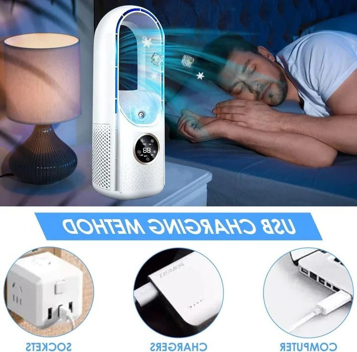 Condizionatore Portatile Silenzioso senza Pale