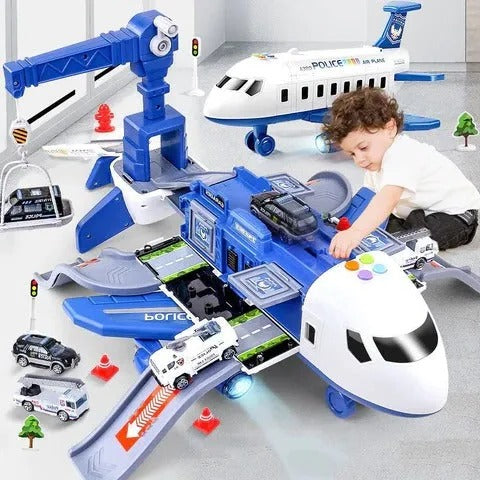Set di Giocattoli Aeroplano XL Set di Emergenza per Bambini Ritorno a Scuola 2025 Idea Regalo