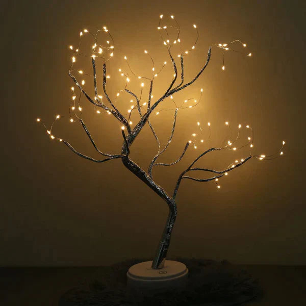 LumiTree™ Lampada Albero LED Magica | Luce Ambientale per Relax &amp; Benessere | Flessibile e Fatta a Mano
