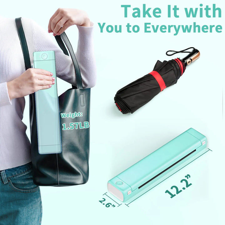 Taschenaufdruck™ Stampa in qualsiasi momento e ovunque