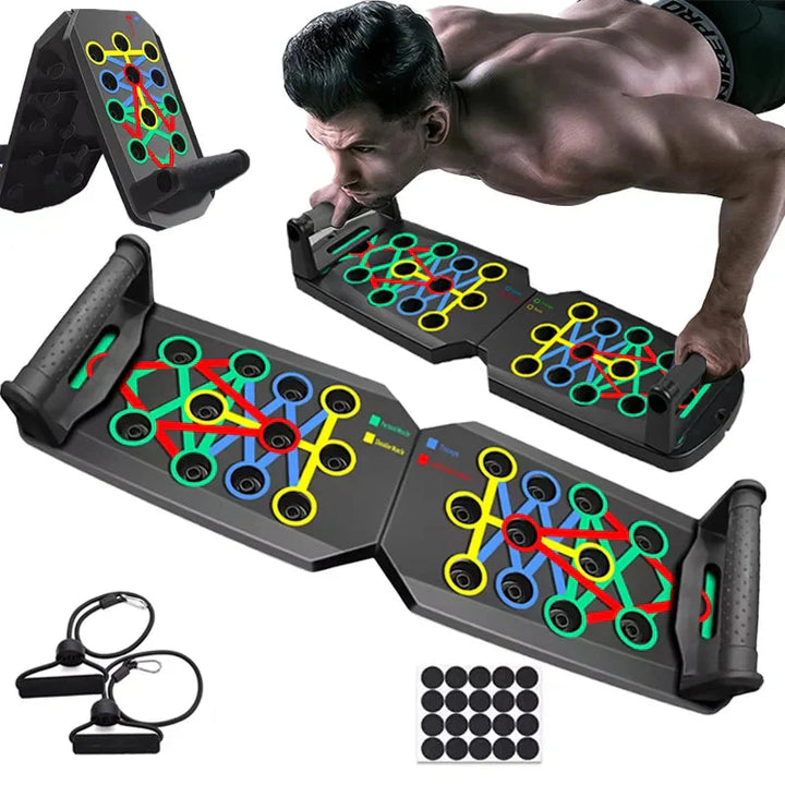 Piano Pieghevole per Push-Up: Raggiungi un Allenamento Completo del Corpo Ovunque e in Qualsiasi Momento!