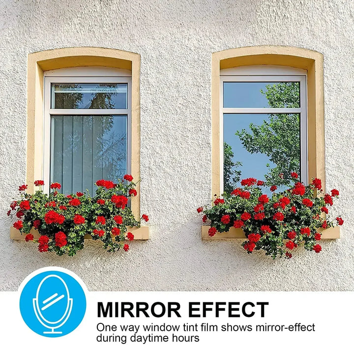Pellicola Finestra Riflettente – Stanze Fresche e Privacy