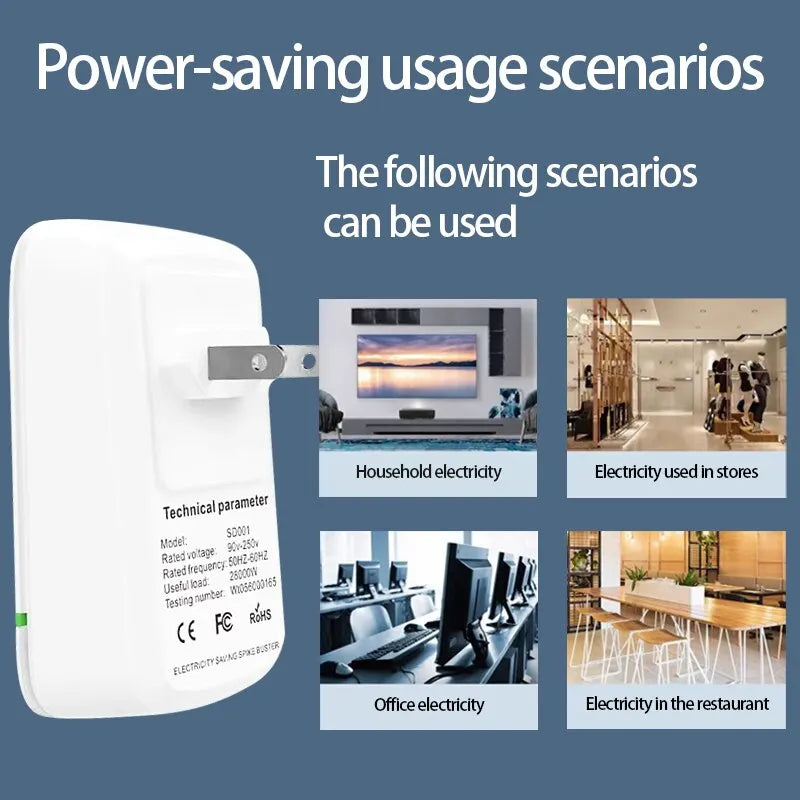 Regolatore di consumo energetico | Dispositivo di risparmio energetico | Presa domestica