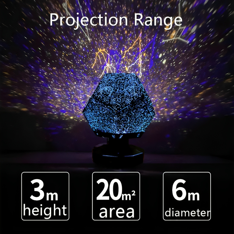 Proiettore LED Cielo Stellato | Controllo Musicale Bluetooth | 3 Colori &amp; Telecomando