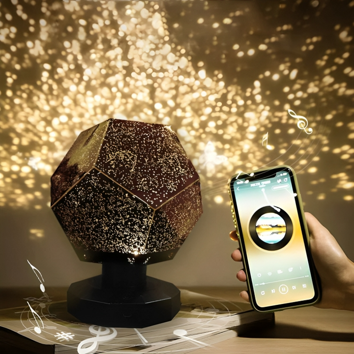 Proiettore LED Cielo Stellato | Controllo Musicale Bluetooth | 3 Colori &amp; Telecomando