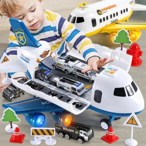 Set di Giocattoli Aeroplano XL Set di Emergenza per Bambini Ritorno a Scuola 2025 Idea Regalo