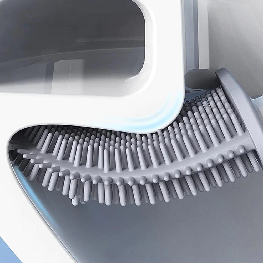 Spazzola per Toilette in Silicone Pulito