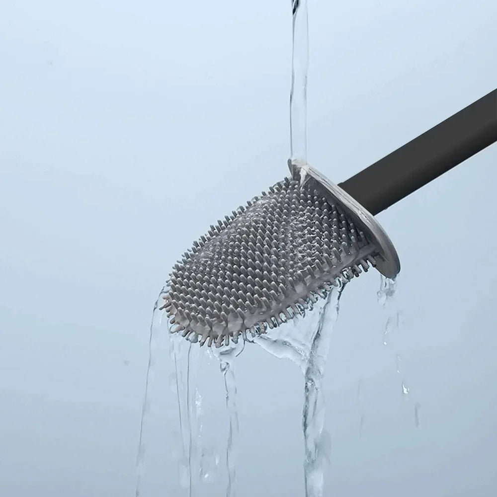 Spazzola per Toilette in Silicone Pulito