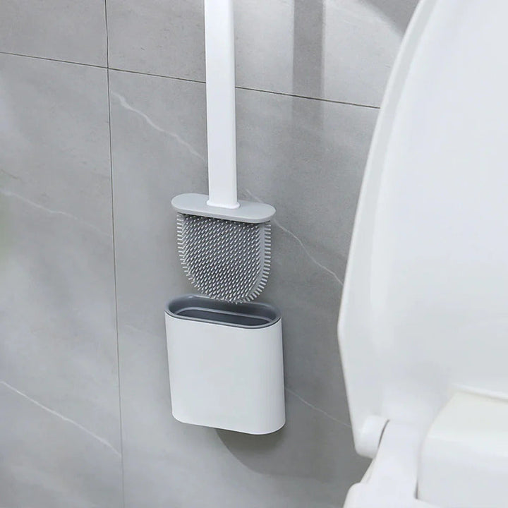 Spazzola per Toilette in Silicone Pulito