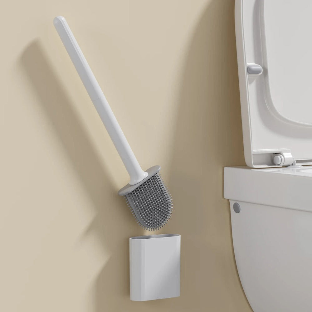 Spazzola per Toilette in Silicone Pulito