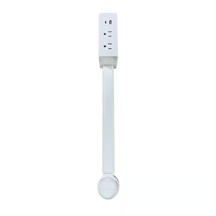 Caricatore multiplo con USB-A e USB-C | Prolunga con braccio flessibile di 70 cm | Supporto per telefono e rotante a 180°