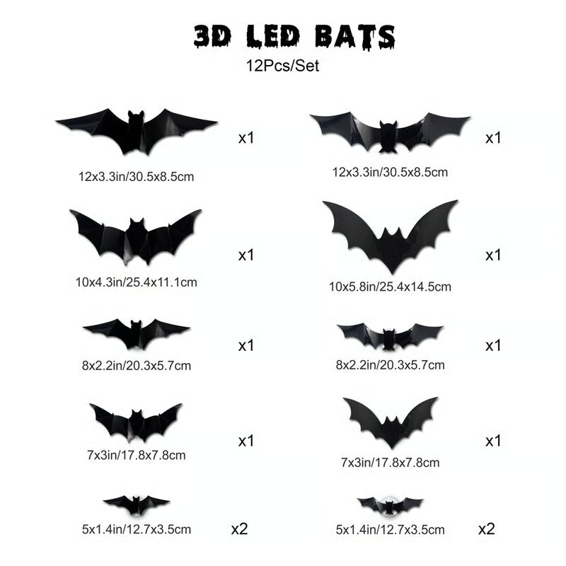 LumiBats™ Accent Halloween Éclatant