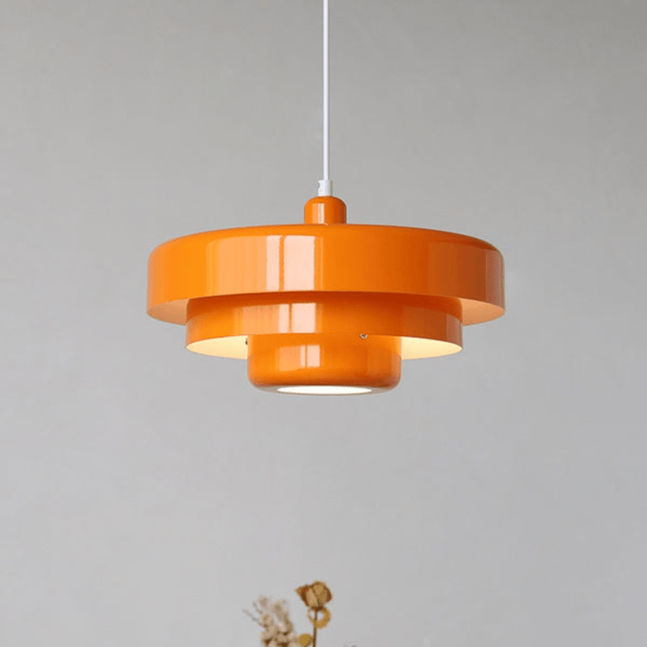 TRILORA – Elegante lampadario a tre livelli in colori macaron