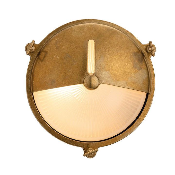 Lampada da Parete Mariner in Ottone Massiccio