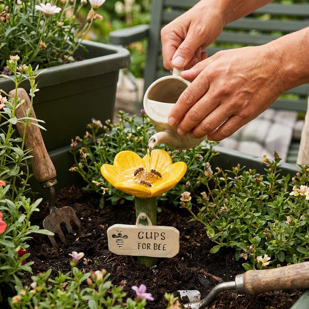 PetalSip™ – Stations de Boisson et de Pollinisation pour Abeilles