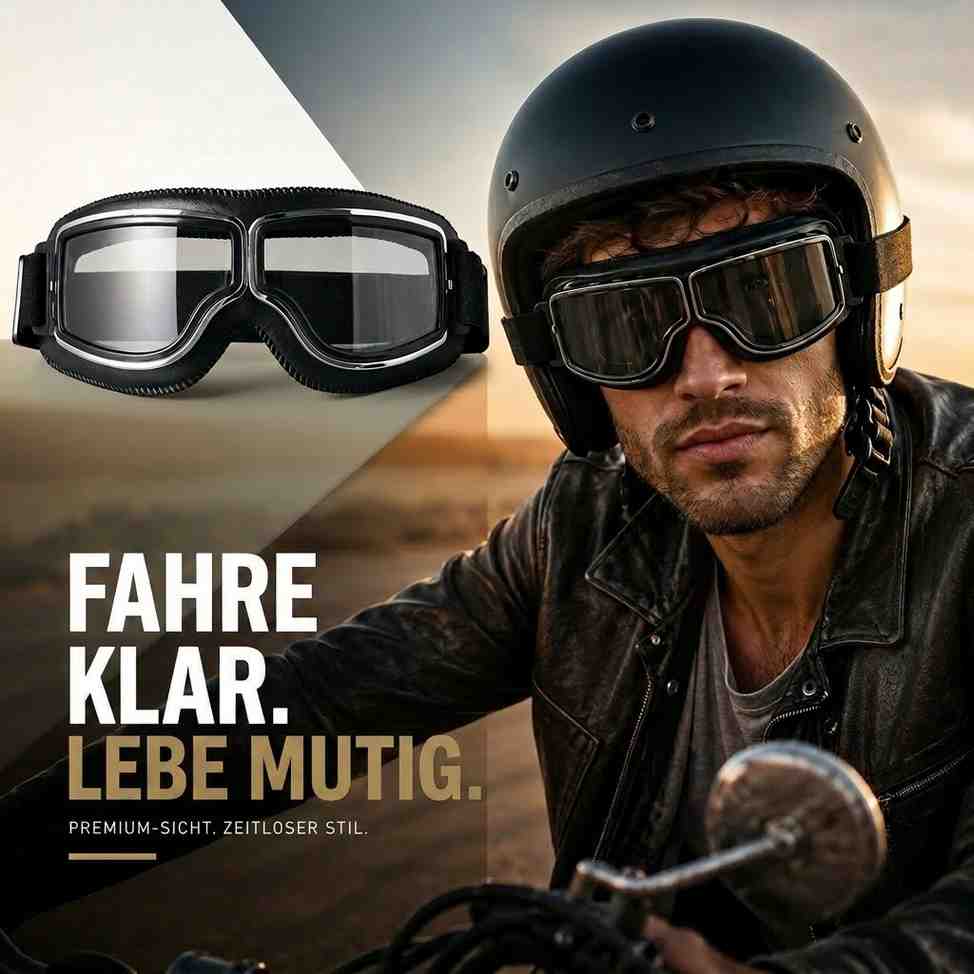 Occhiali da moto vintage | Kronvisier