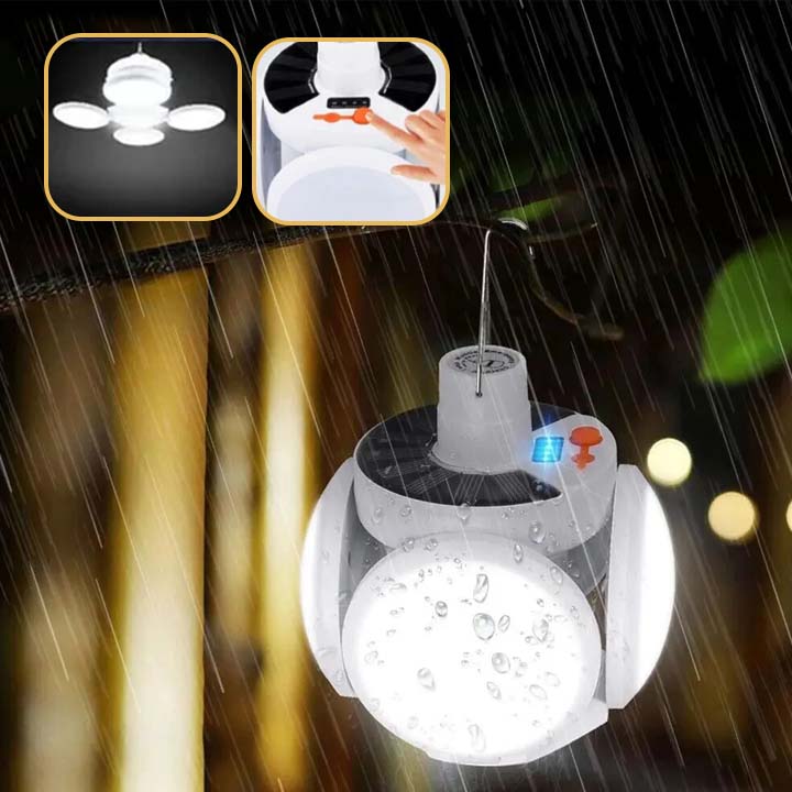 Campix™ – Lampada da campeggio solare pieghevole