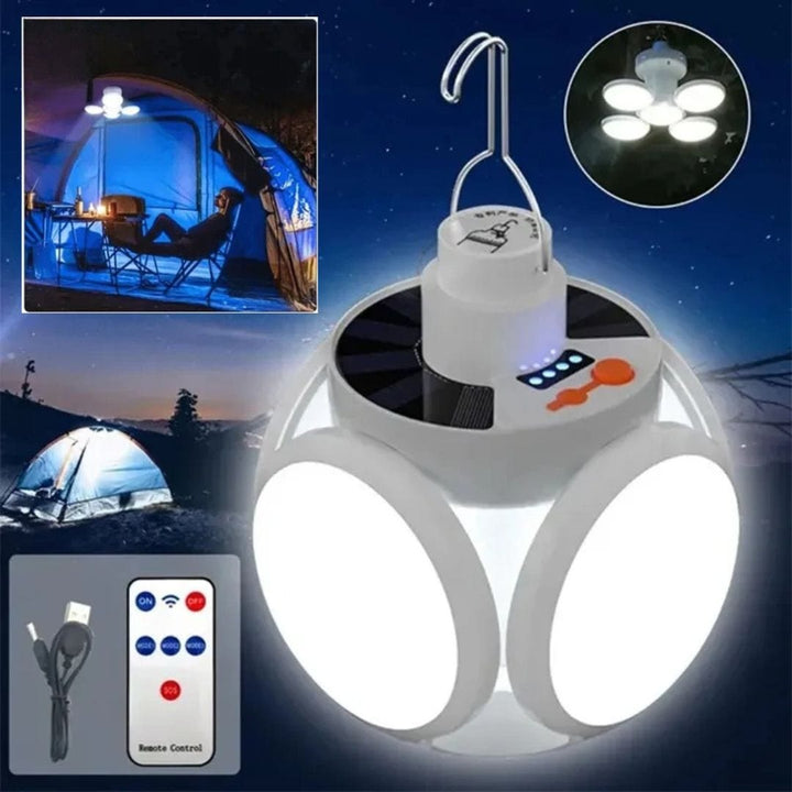 Campix™ – Lampada da campeggio solare pieghevole